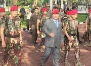 Prabowo Hadiri Upacara Peringatan HUT ke-72 Kopassus