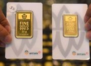 Harga Emas Antam Turun, Ukuran Termurah 0,5 Gram Dibanderol Rp706.500