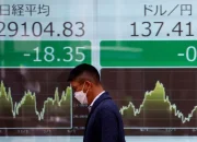 Ekonomi China Turun dari 5,3%, Saham Asia Bervariasi